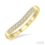 .10CTRDDM 'V' BAND-MILLG YG 14K@11-H*