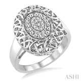 1/20 Ctw Single Cut Diamond Fashion Ring in Sterling Silver