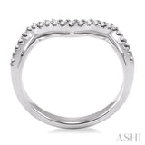 1/6 Ctw Diamond Wedding Band in 14K White Gold