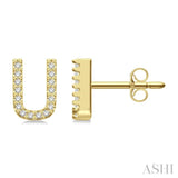 .10CTRDDM 'U' INITIAL ER 7.0MM YG 10K-S*