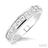 Channel Set Diamond Wedding Band