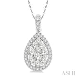 Pear Shape Lovebright Essential Diamond Pendant