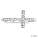 Cross Diamond Ring
