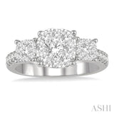 Lovebright Past Present & Future Diamond Ring