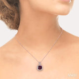 Gemstone & Diamond Pendant