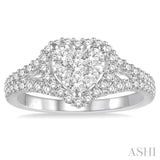 Heart Shape Lovebright Diamond Ring