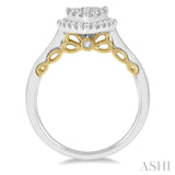 Pear Shape Lovebright Diamond Ring