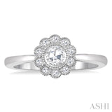 Rose Cut Diamond Ring