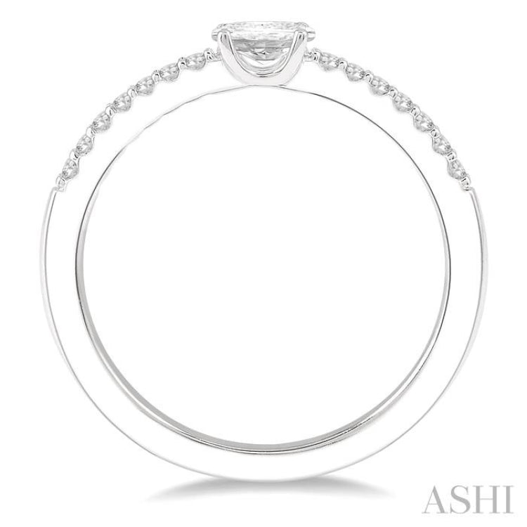 East West Stackable Diamond Ring