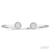 Lovebright Diamond Essential Open Cuff Bangle