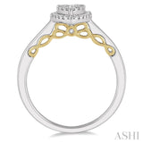 Pear Shape Lovebright Diamond Ring