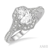 Semi-Mount Diamond Engagement Ring