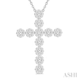 Lovebright Cross Diamond Pendant