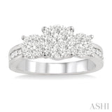 Past Present & Future Lovebright Bridal Diamond Engagement Ring