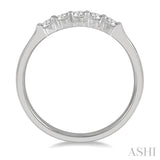 5 Stones Diamond Weeding Band