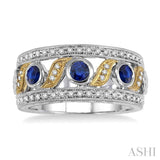 Gemstone & Diamond Fashion Ring