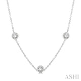 Diamond Station Necklace