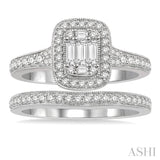 Fusion Diamond Wedding Set