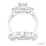 Past Present & Future Lovebright Bridal Diamond Wedding Set