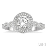 Semi-Mount Diamond Engagement Ring