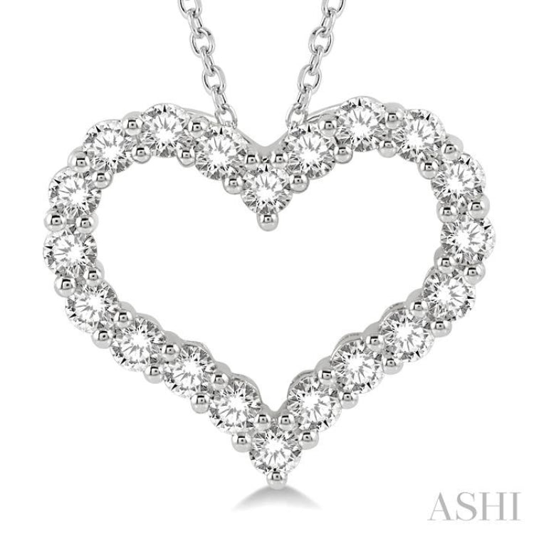 Heart Shape Diamond Pendant