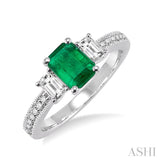 Gemstone & Diamond Ring