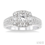 Semi-Mount Diamond Engagement Ring