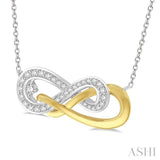 Infinity Shape Diamond Fashion Necklace