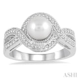 Pearl & Diamond Ring