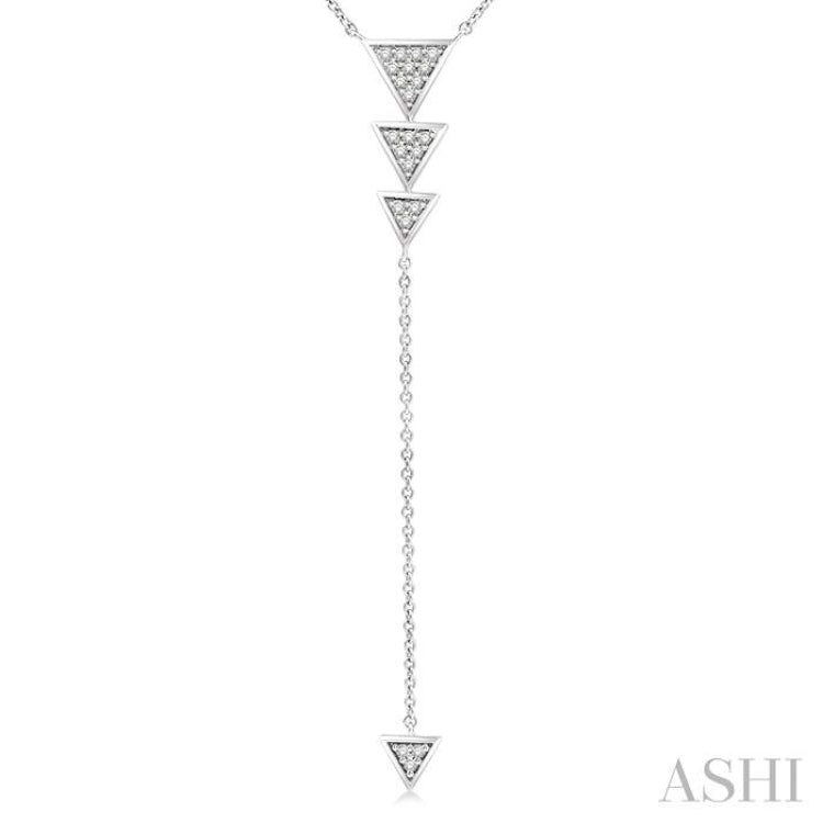 mirrored kite diamond necklace – Marion Cage