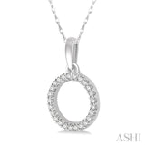 Circle Diamond Pendant