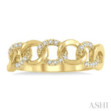 Curb & Cuban Diamond Fashion Ring