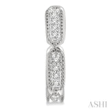 Diamond Petite Huggie Fashion Earrings