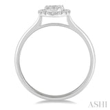 Oval Shape Fusion Diamond Fashion Ring