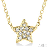 Star Petite Diamond Fashion Pendant