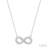 Infinity Shape Diamond Necklace