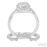 Pear Shape Diamond Wedding Set