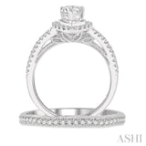 Pear Shape Diamond Wedding Set