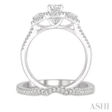 Past Present & Future Diamond Wedding Set