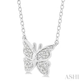 Butterfly Petite Diamond Fashion Pendant