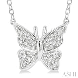 Butterfly Petite Diamond Fashion Pendant