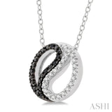 Yin Yang Petite Diamond Fashion Pendant