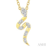 Snake Petite Diamond Fashion Pendant